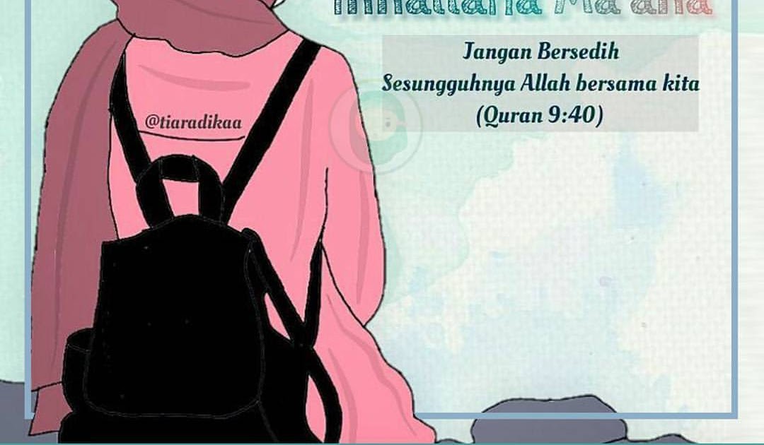 Gambar Wanita Bercadar Kartun Menangis