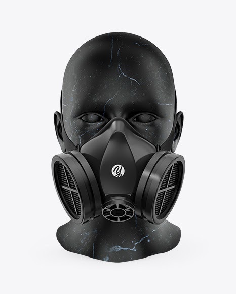 Download Gas Mask Mockup PSD