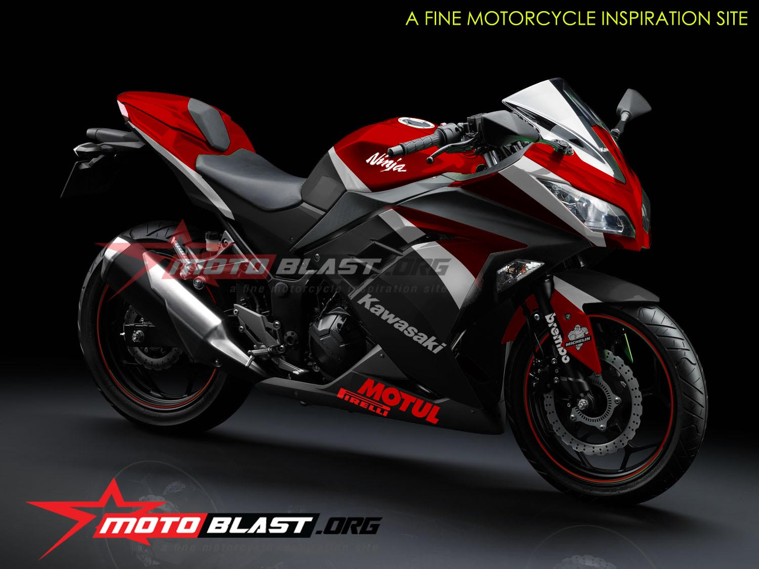 Modifikasi Motor Kawasaki Ninja  250r Nelpon k