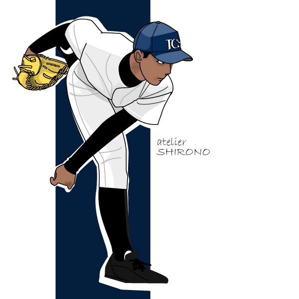 最高の無料イラスト 上かっこいい 野球 選手 イラスト