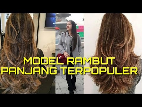 17 Gaya Rambut  Panjang Wanita  Korea 2021 