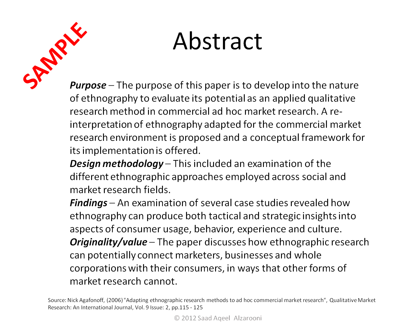 research project abstract example