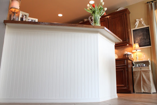 The great collection of wallpaper beadboard around kitchen island for desktop, laptop and mobiles. From Mediocre To Marvelous A Beadboard Bar Decorchick