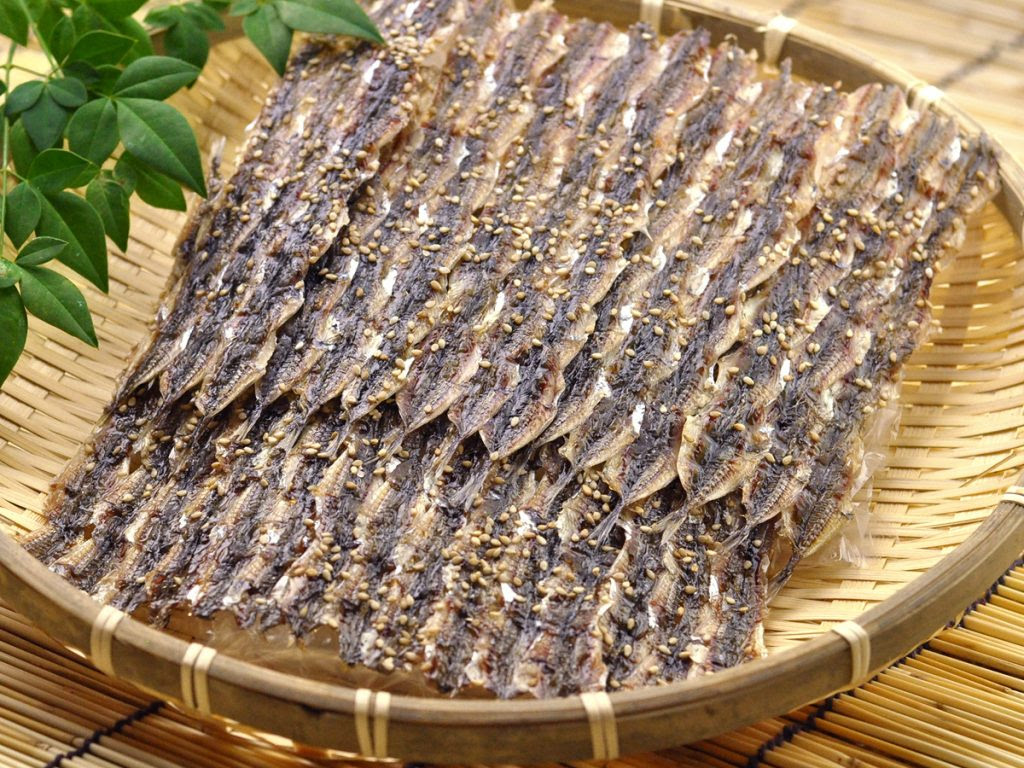 ぜいたく豆アジ 干物 最高の花の画像