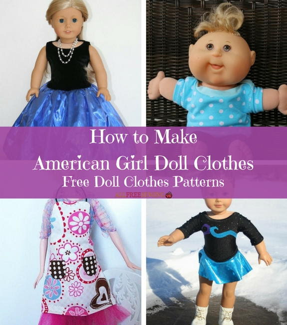 Featured pattern of the week: How To Make American Girl Doll Clothes 16 Free Doll Clothes Patterns Allfreesewing Com