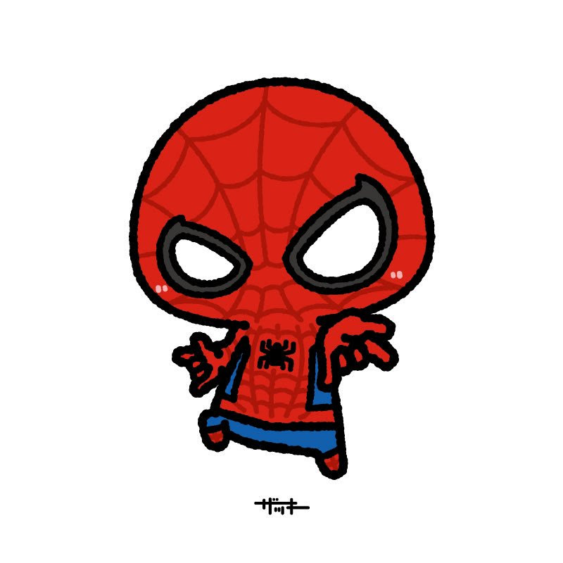 無料でダウンロード かわいい イラスト スパイダーマン かっこいい 画像