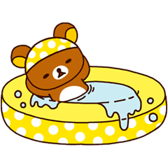 Ngagolak 夏 リラックマ イラスト かわいい