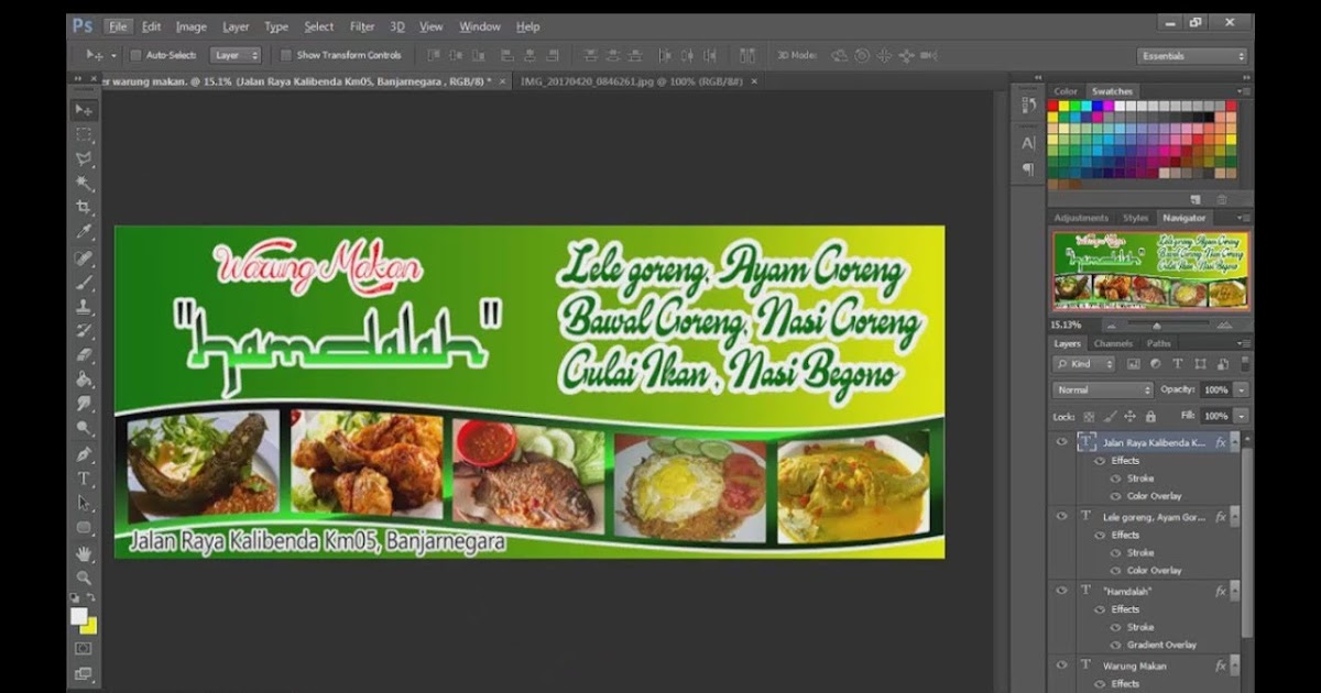 Contoh Spanduk Warung  Nasi  Kuning desain  spanduk keren