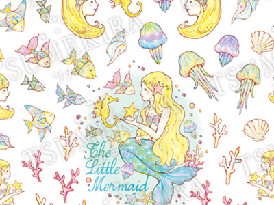 最高のコレクション 人魚 イラスト かわいい 2856 人魚 イラスト 可愛い