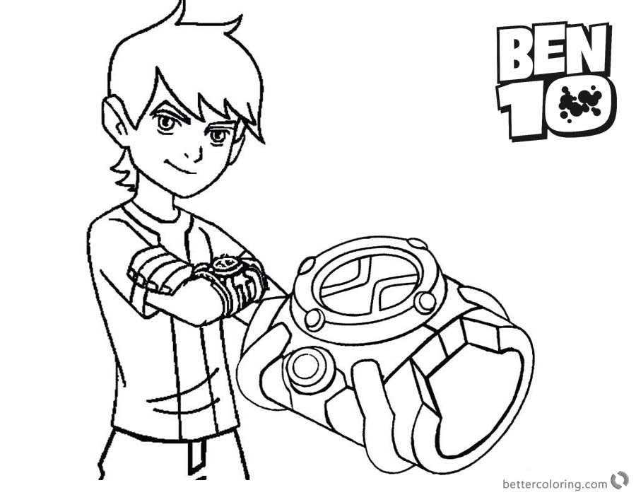 Download 207+ Ben Ten For Kids Free Printable Coloring Pages PNG PDF File