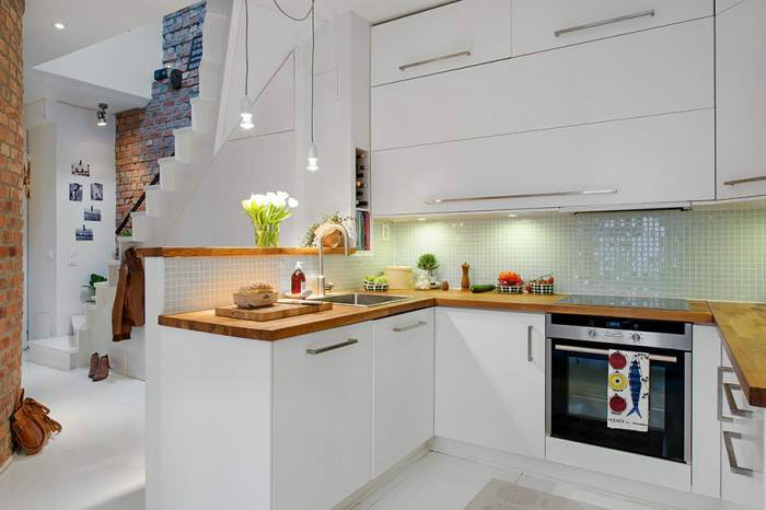 The vertical space is utilized by hanging cabinets that blend well with the light gray walls. 60 Scandinavian Interior Design Ideas To Add Scandinavian Style To Your Home Decoholic
