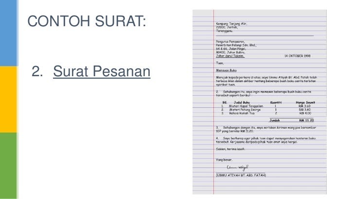 Contoh Soalan Surat Kiriman Tidak Rasmi Upsr - Selangor d