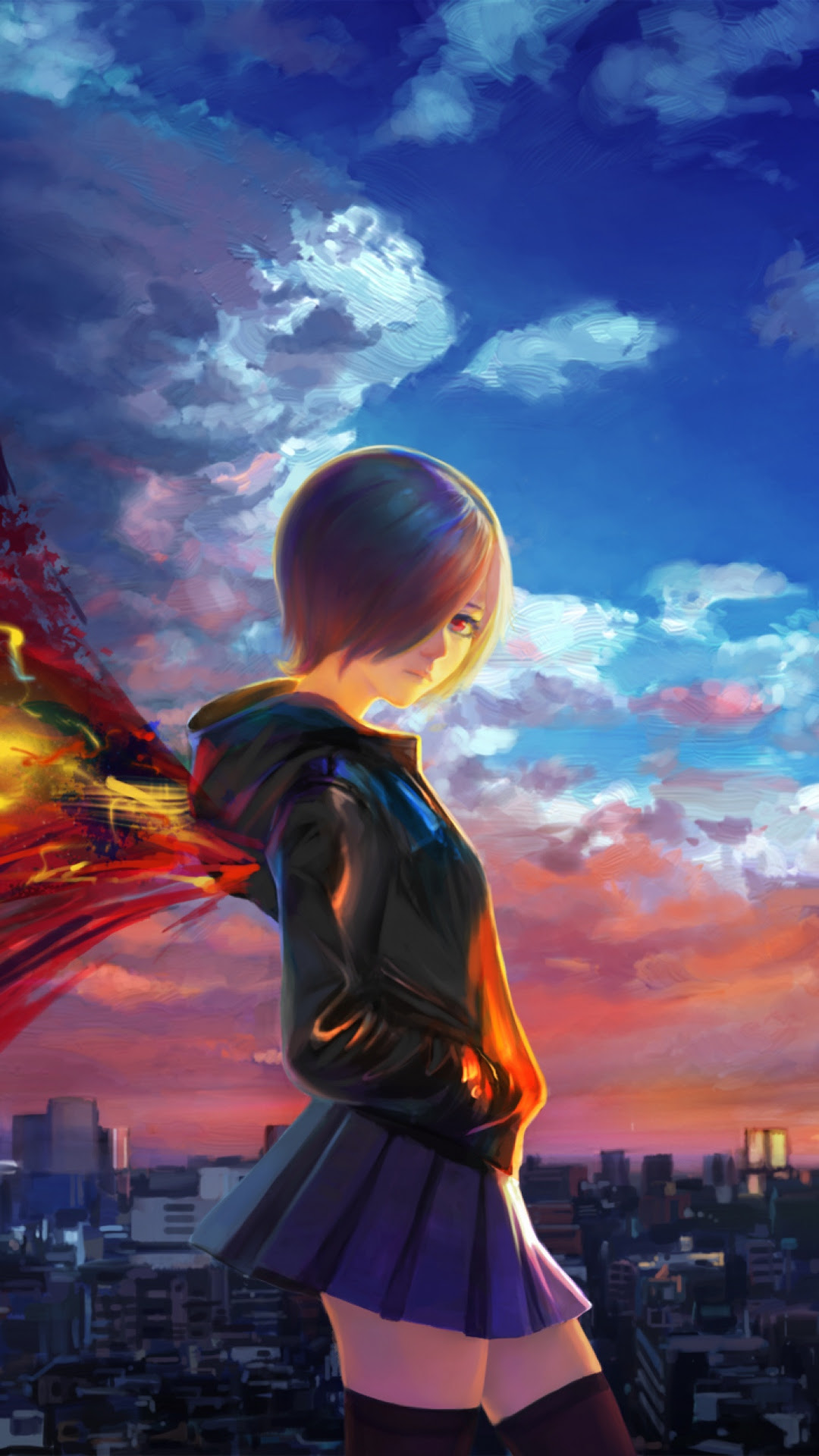 新鮮な壁紙 縦 アニメ 最高の花の画像