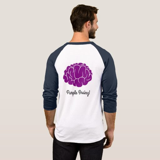 Champion T-Shirt Purple Brains