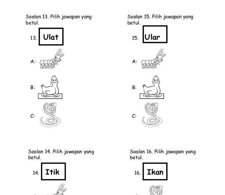 Koleksi Soalan Darjah 4 - Malacca t