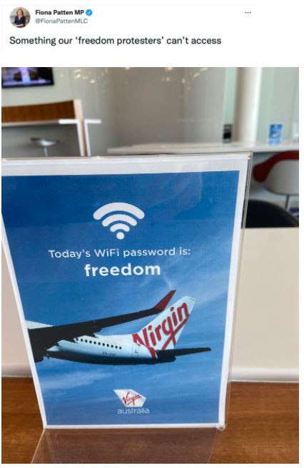 Virgin Airline poster