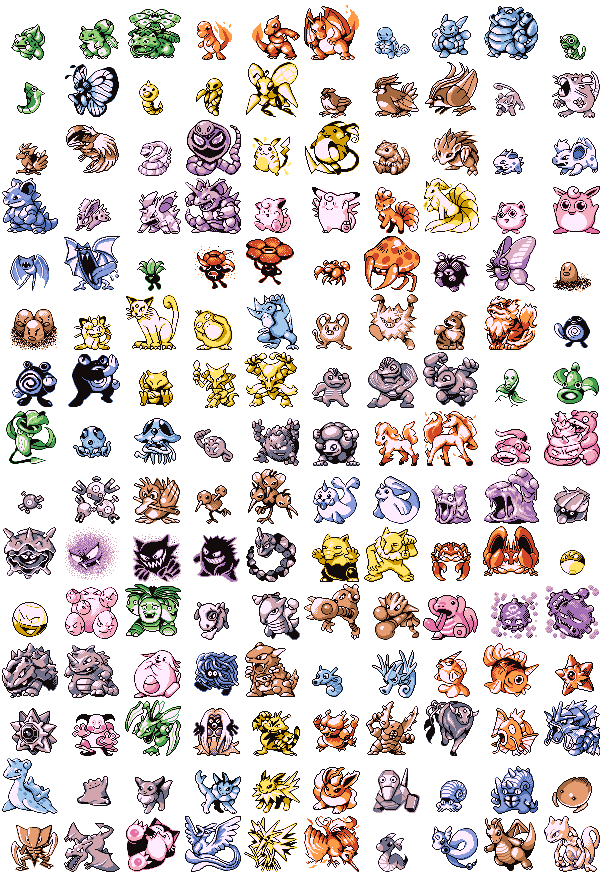 ここからダウンロード ポケモン 初代 ドット絵 100 で最高の画像