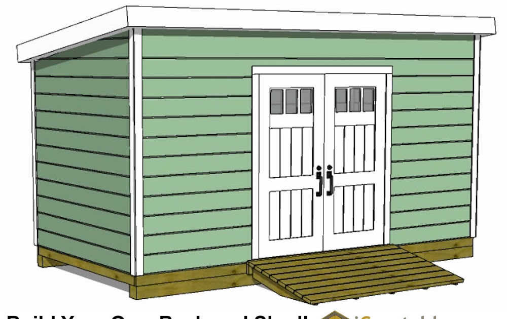 Shed Plans Free: How To Build A 16x24 Storage Shed