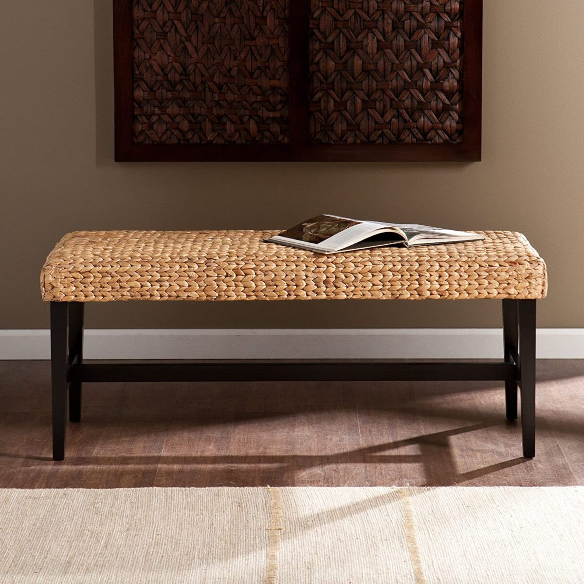 These portions can be a tremendous location in your guests to take a seat even as you chat about all. Woven Rattan End Of Bed Bench For Bohemian Modern Farmhouse Bedroom Decor Theme Interior Design Ideas