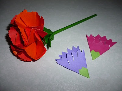 すべての美しい花の画像 エレガント折り紙 平面 花束