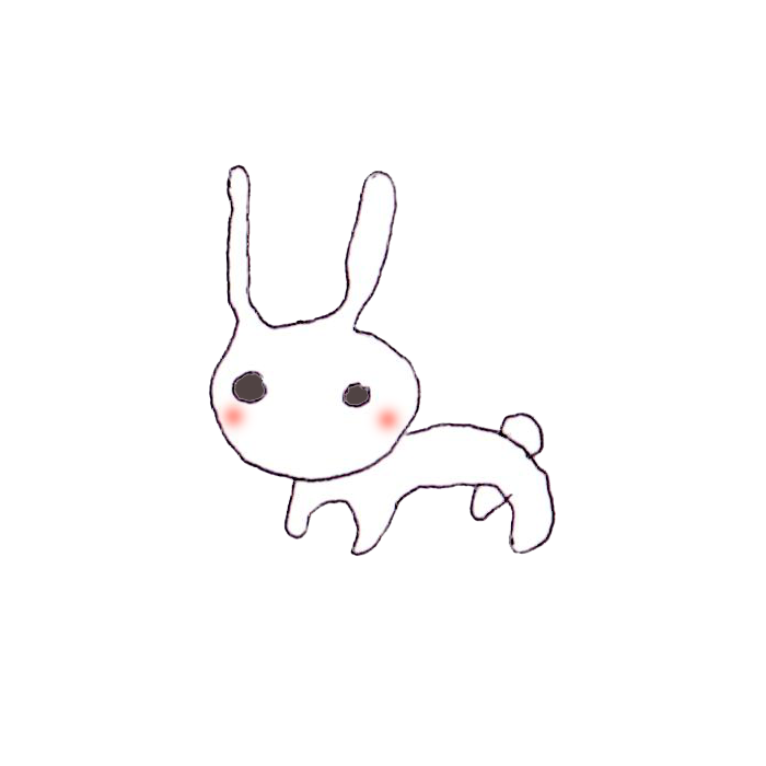 Ngagolak おしゃれ うさぎ イラスト 手書き
