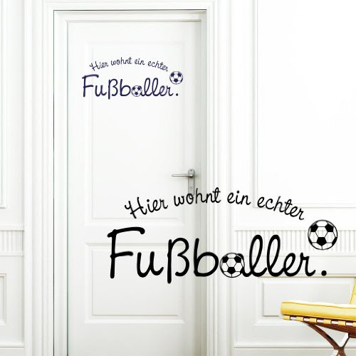 Die raufaser (in markennamen auch oft noch 'rauhfaser') ist deutschlands beliebteste wandbekleidung. Wandsticker Fussball Onlineshop Mit Gunstigen Preisen
