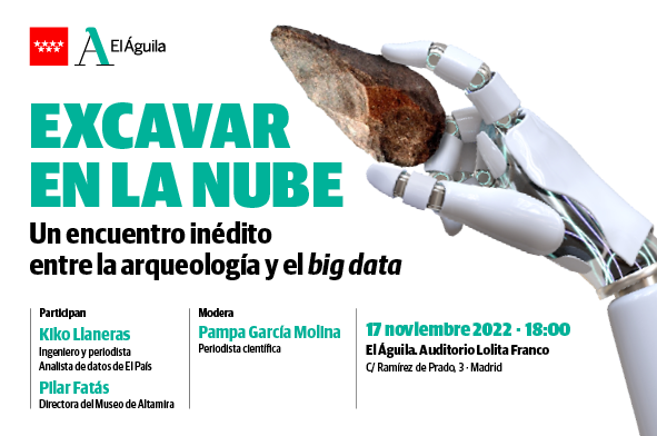 Cartel del encuentro Excavar en la nube