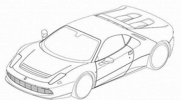 Information about enzo ferrari coloring pages. Ferrari Enzo Drawings