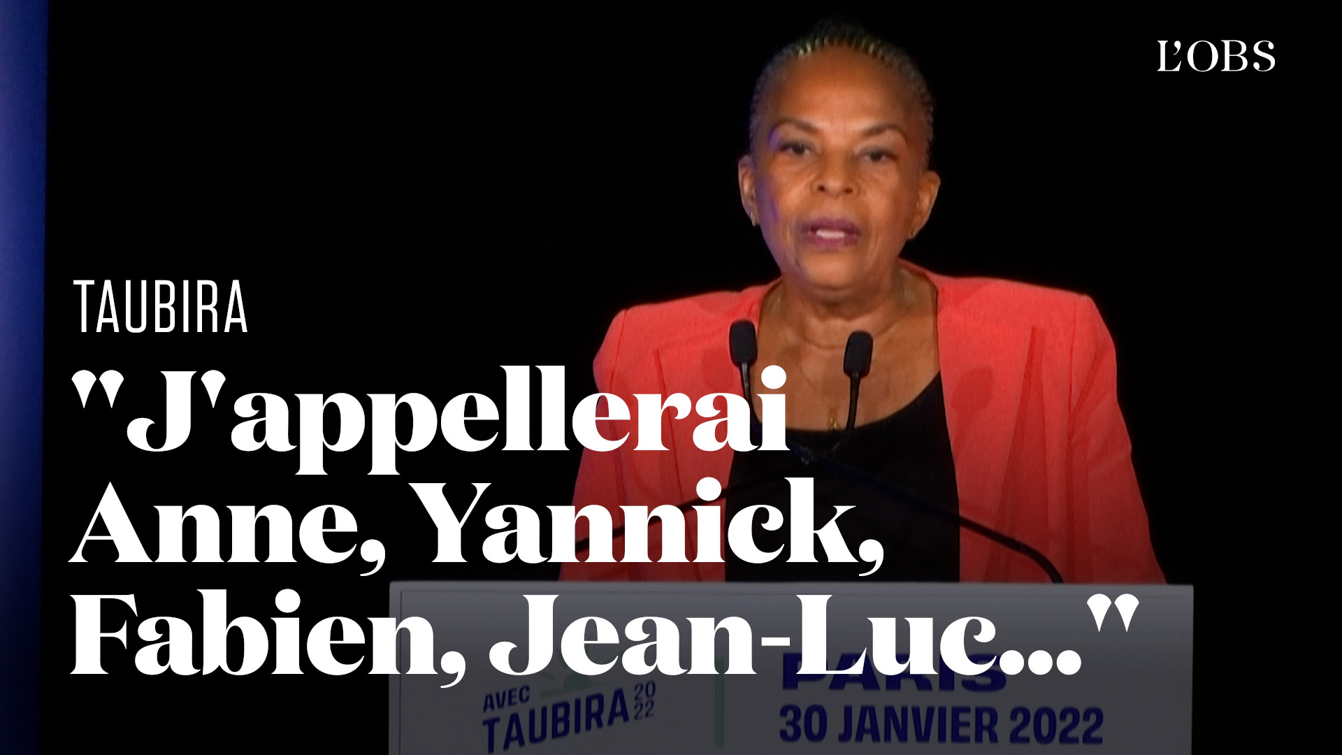 Primaire populaire : Christiane Taubira appelle à l'union de la gauche après sa victoire