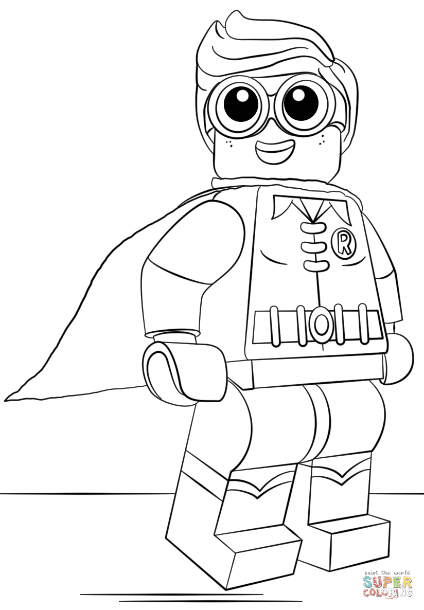 Select from 35655 printable crafts of cartoons, nature, animals, bible and many more. Lego Robin Coloring Page Free Printable Coloring Pages