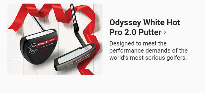 Odyssey White Hot Pro 2.0 Putter › | Designed to meet the performance demands of the world’s most serious golfers.