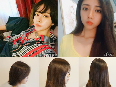 【印刷可能】 ロング 韓国 女 髪型 ストレート 254741
