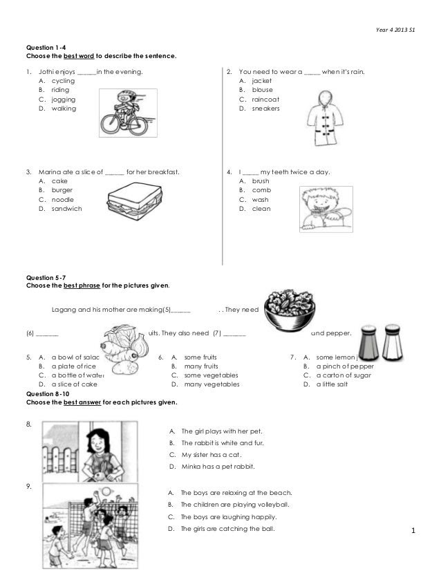 Soalan Matematik Tahun 4 Penggal 1 - Jalan Moren