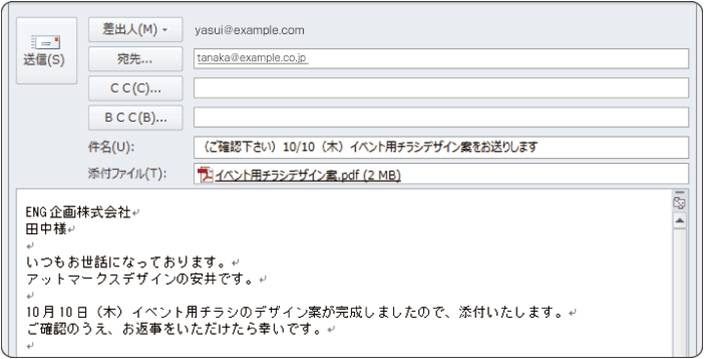 受領確認 メール 返信 英語