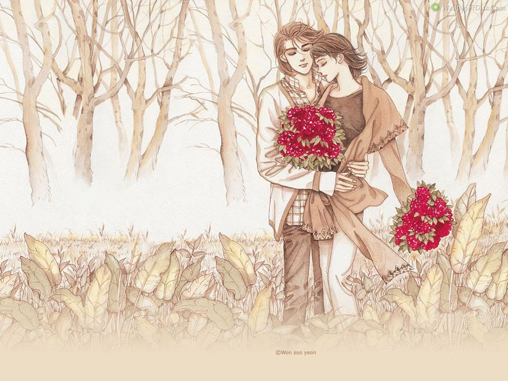 Menakjubkan 26 Wallpaper Gambar Kartun Korea Romantis Gani Gambar