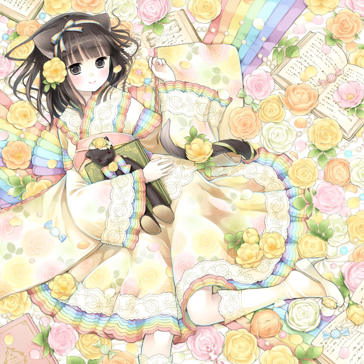 ダウンロード済み ふわふわ かわいい 女の子 イラスト ドレス