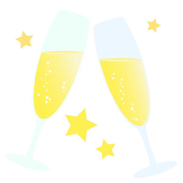 最高の乾杯 イラスト 無料 かわいい 全イラスト集