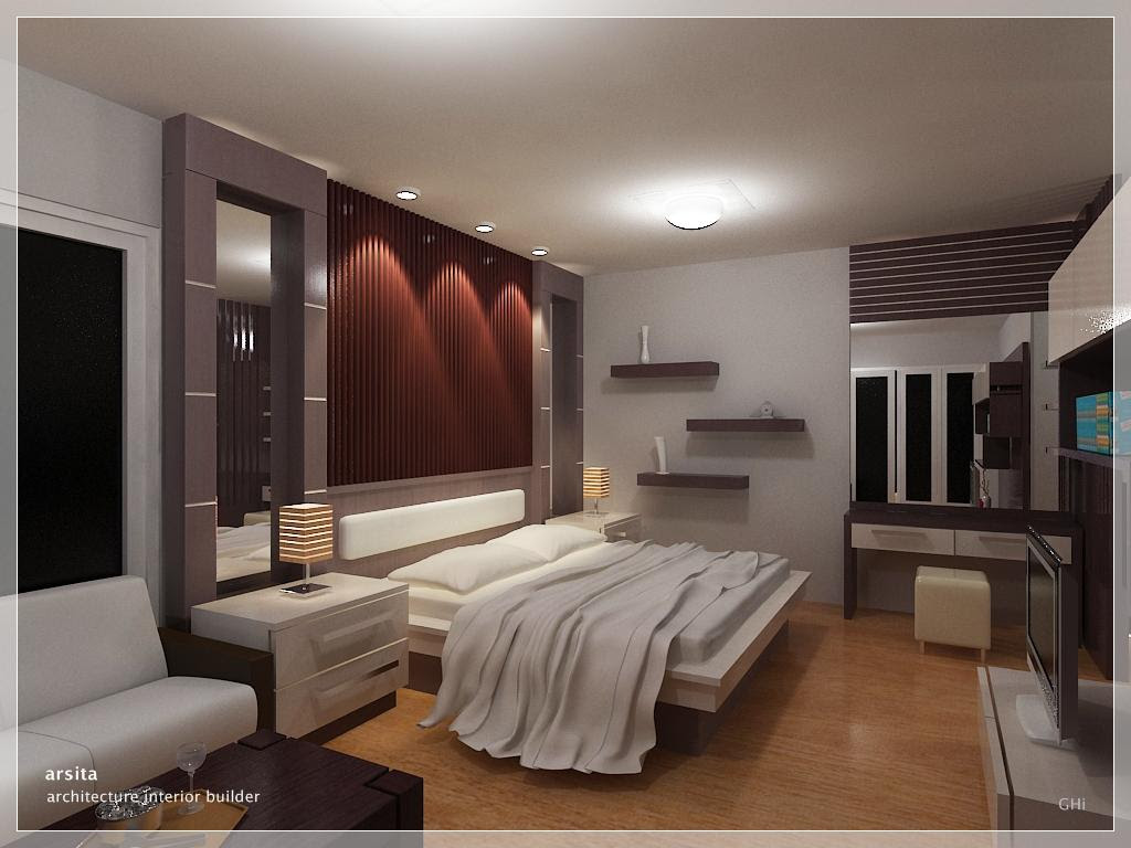 Desain Kamar Tidur Minimalis Ukuran 4x3 Wallpaper Dinding