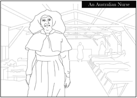 12 dibujos para colorear enfermera. Dibujo De Una Enfermera Australiana Para Colorear Dibujos Para Colorear Imprimir Gratis