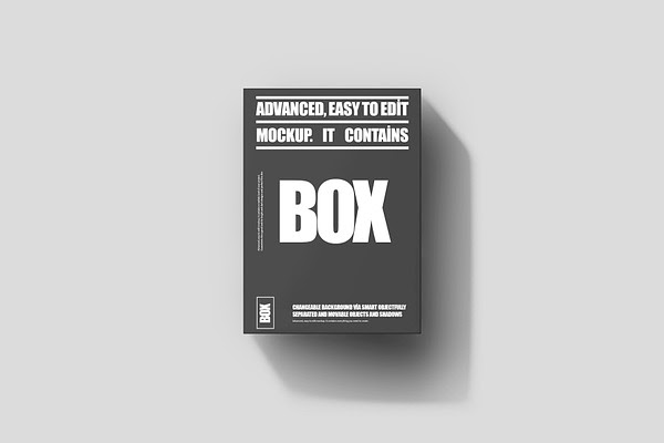 Download Software Box Mock-up 3 PSD Mockup