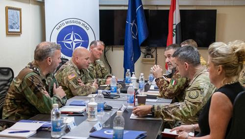 Supreme Allied Commander Europe and Chair of the NATO Military Committee visit NATO Mission Iraq