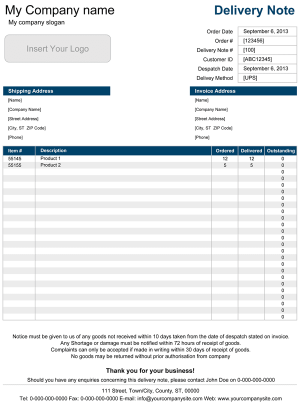 Contoh Invoice Delivery Order - Our Families Journey