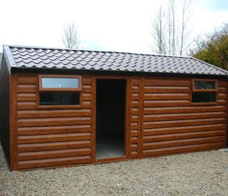 Wood effect garden sheds Must see Marskal