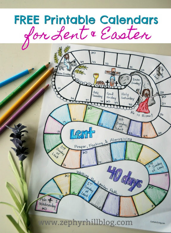 Our calendar pages include liturgical readings, new and traditional catholic feast days and holy days, as well as secular holidays. Free Printable Calendars For Lent And Easter Zephyr Hill