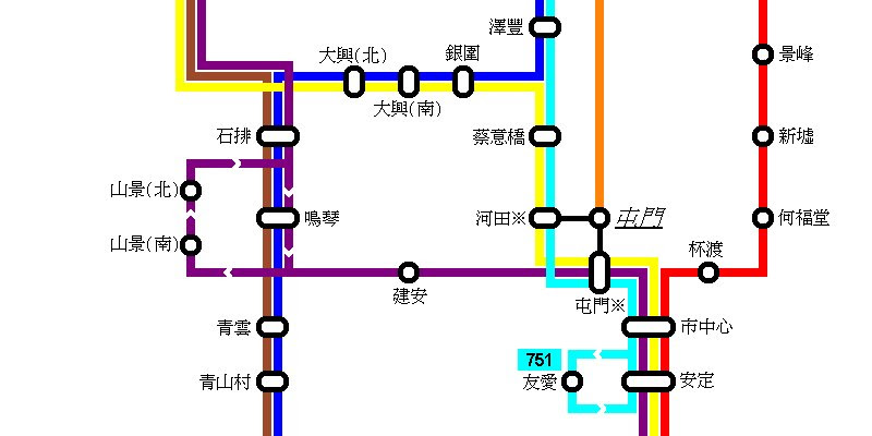 輕鐵（全稱輕便鐵路，前稱九廣輕鐵，《香港法例》上則稱為西北鐵路 ；英語： light rail ）是香港一個位於新界西北運轉的輕型鐵路系統，高速的無閉塞 輕鐵系統之一 ，行駛於新界西的屯門區及元朗區，總長度36.15公里，68個車站。 è¼•éµç¶²ä¸Šå®¢å‹™ä¸­å¿ƒ è¼•éµè·¯ç·šåœ–