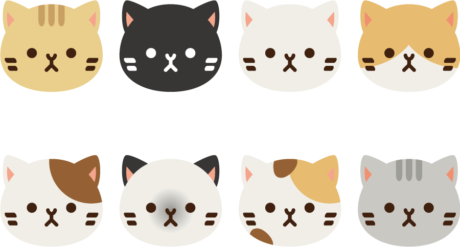 あなたのためのイラスト 最新猫 イラスト 顔