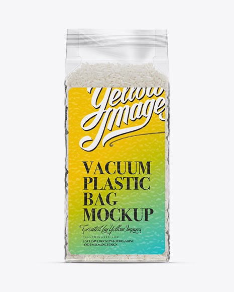 Download Rice Vacuum Plastic Bag Mockup Packaging Mockups | PSD Mockups Letterhead Free Download