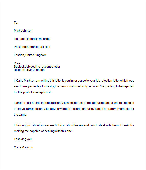 Sample Letter Response To Employee Grievance - Contoh 36