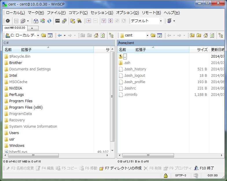 download file via ssh
