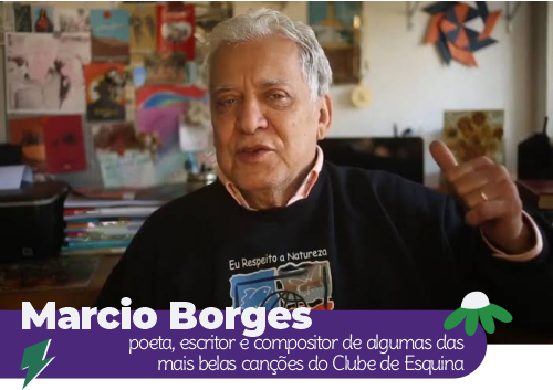 Marcio Borges, poeta, escritor e compositor de algumas das mais belas canções do Clube de Esquina